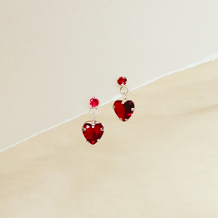 Corazón Pendiente Rojo