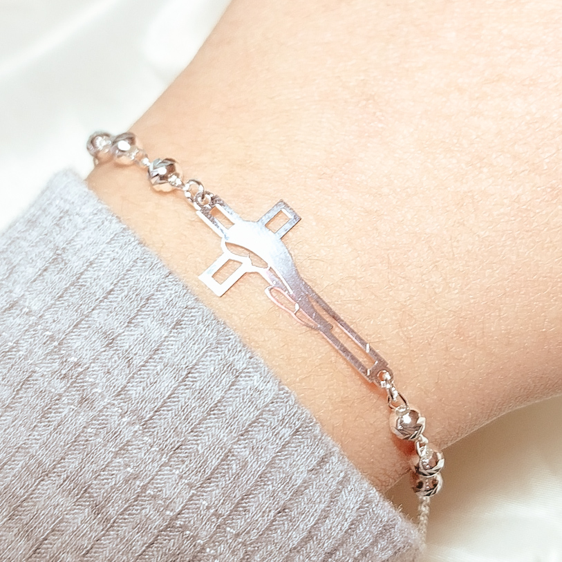 Pulsera con Virgen Orando