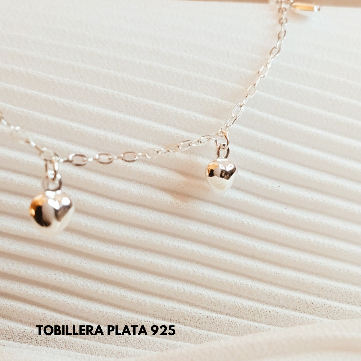 Tobillera Corazones #26